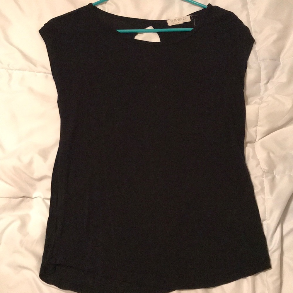 Basic black tee